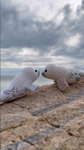 crochet SEALS, easy pattern, detailed tutorial #amigurumi #crochettoys