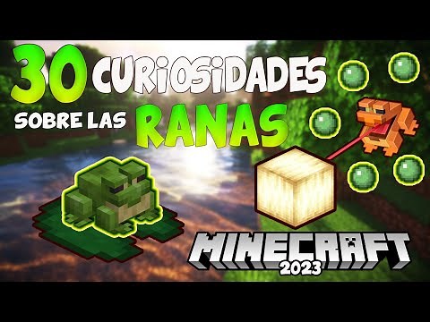 Todo Sobre LAS RANAS MINECRAFT( Como DOMESTICARLAS, REPRODUCIRLAS, ETC) / 30 CURIOSIDADES