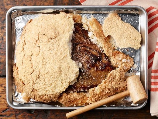 Giant Salt-Crusted Brisket