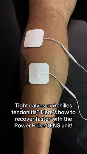 Calf Pain Relief with Power Pulse TENS Unit
