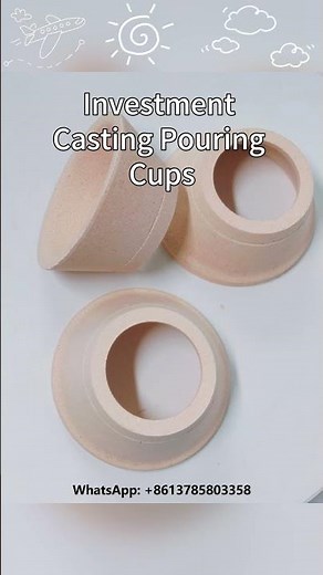 Ceramic Pouring Cup: Investment Casting's Secret Weapon #casting #foundry #steel #aerospace