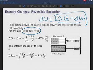 Lecture 3 Part I: Thermodynamics - Solved Entropy Problems