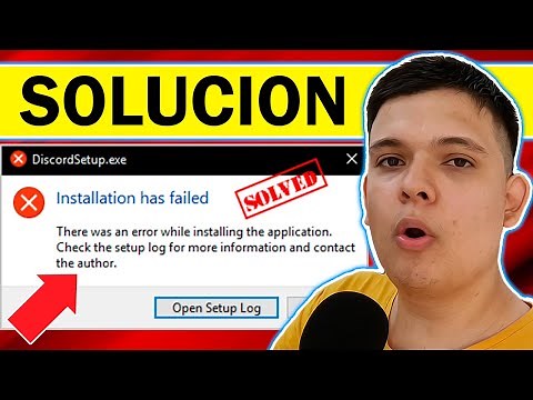 ✅SOLUCION DiscordSetup Installation has failed-There was an error while installing the application