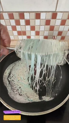 Whisking Wonder: How a Simple Tool Turns Melting Plastic into Fiber Art