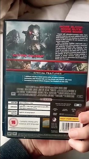 ALIEN Vs PREDATOR AVP 2 requiem movie dvd