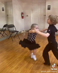 The cutest ballroom dancers Mila Dragunov 4 years old and Peter Alexander 6 years old from Los Angeles 😍 Getting ready for Desert Classic Dance Championship 🤩 You can follow these amazing children on Instagram: @mila_dragunov @peter_alexander_g #Samba | Russian Australian Cultural Centre - Vera