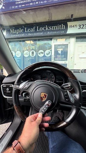 Porsche Panamera Smart Key Programming and Door Key Cutting in Toronto