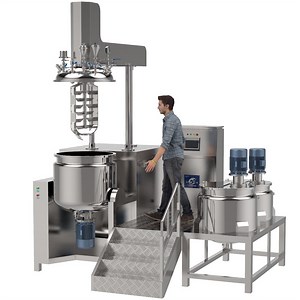 [Hot Item] High Quality Vacuum Homogenizer Emulsifier Mixer Toothpaste Mixer Making Machine