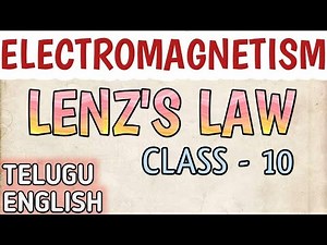 LENZ LAW - ELECTROMAGNETISM - 10TH CLASS - INDUCED EMF OPPOSES THE CHANGE IN THE MAGNETIC FLUX. EASY
