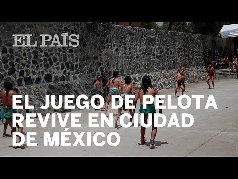 Inauguran una nueva cancha del juego de pelota prehispánico en Ciudad de México