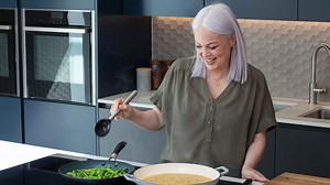 6.5K views · 90 reactions | We’re back in the kitchen with Partner and Food Editor Silvana Franco as she makes a quick and easy meal using orzo pasta, British asparagus and hot smoked salmon. Click here to view the full recipe: https://bit.ly/3h3Ce5y | Waitrose & Partners | Facebook