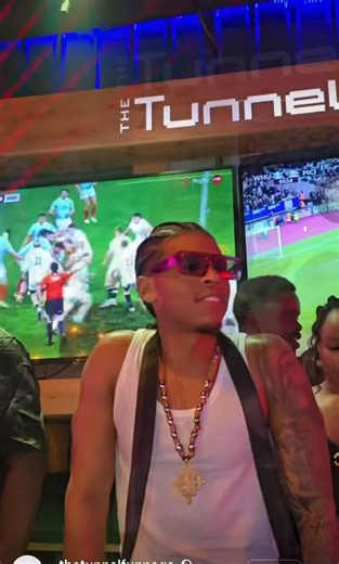 Former empire star turned only fans queer porn star enjoying himself at a club in South Africa. Why does he keep sucking on a 🍆 with condom on tho! 🤷🏾‍♂️