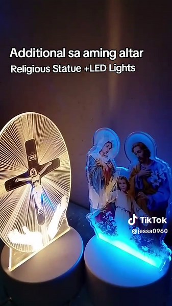 Religious Statues with LED Lights for Your Altar