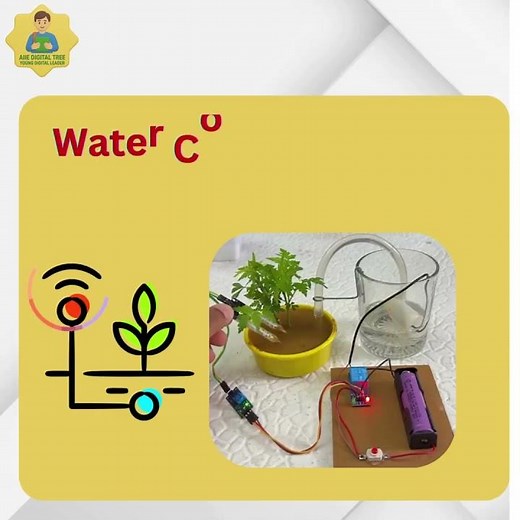 Plant Water Control Sensor System|#plants #smartirrigation #youtubeshorts #youtubeshort #viralshorts
