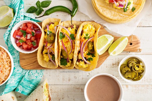 Low Calorie Breakfast Tacos - Lose Weight By Eating