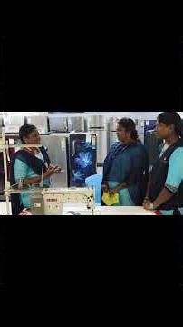 sewing machine demo class at Thirumangalam james and co #shorts | Sasmit ulagam