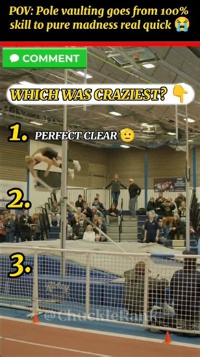 3 Crazy Pole Vault Moments That Went Totally Wrong! 💀 #shorts #fails