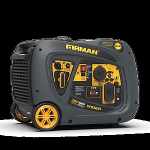 Firman W03081 3300/3000 Watt Gas Recoil Start RV Ready Inverter Generator