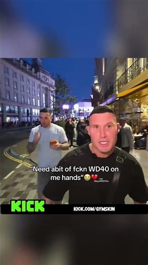 Gymskin says this when his hands are dry 😂😭 #gymskin