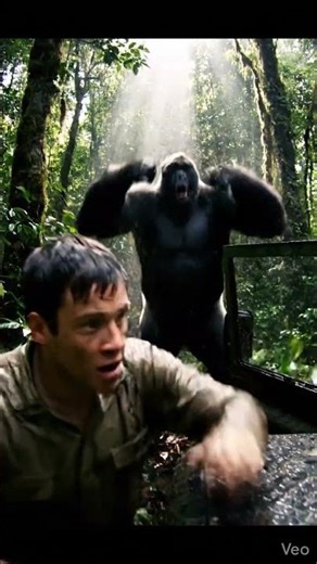 Silverback Gorilla Attacks Research Vehicle