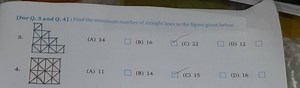 [For Q.3 and Q.4 ] : Find the minimum number of straight lines ... | Filo