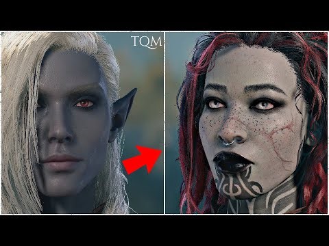 Become a PRO at Baldur's Gate 3 Original DROW F Character Creation - Soundless BG3 Creator Tutorial