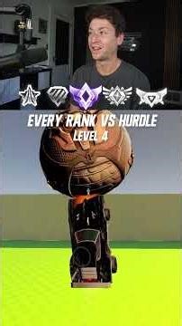 Every rank vs the hurdle challenge