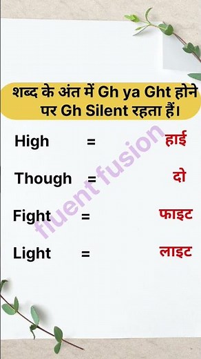 "Understanding Silent 'Gh' and 'Ght' in English Words"