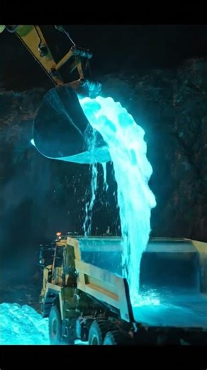 excavator scoops #dumptruck #escavator #truck