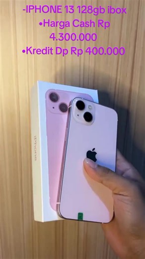 READY IPHONE 13 128gb Ibox kondisi di jamin mulus rasa baru semua masih ori belum pernah service proses cepat aman dan amanah tampa apk dan cek bi cheking •Harga Cash Rp 4.300.000 •Kredit Dp Rp 400.000 •Angsuran 395.000 /bulan selama 11 bulan Total kredit : 4.745.000 kami melayani pengiriman ke seluruh wilayah Indonesia #fyp #tiktok #foryourpage #virallllllllllllll #masukberandafypシ