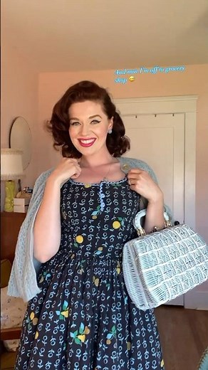 Outfit of the day #1950s #vintage #1950sstyle #1950dress #1950sfashion #1950smakeup #vintagestyle