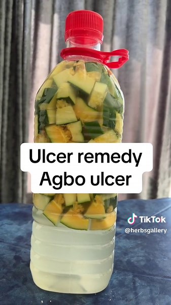 Effective Ulcer Remedy Using Fermented Purple