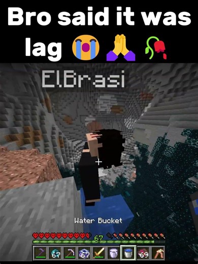 That WASN'T LAG 😭 #minecraft