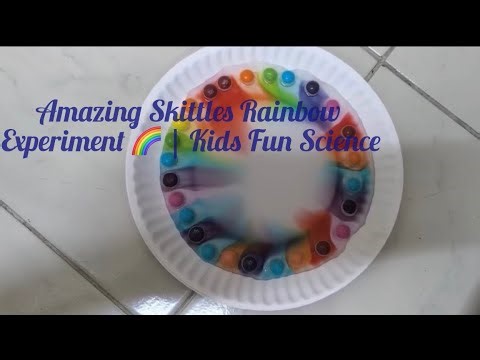 Amazing Skittles Rainbow Experiment 🌈 | Kids Fun Science