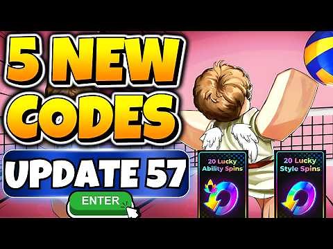 5 NEW* ALL WORKING UPDATE 57 CODES FOR VOLLEYBALL LEGENDS ROBLOX IN FEBRUARY 2026 | ROBLOX VBL CODES