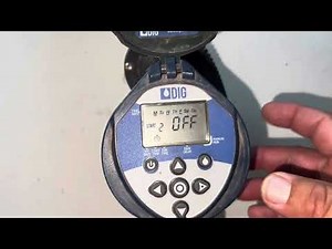 How to program a Dig sprinkler anti-Siphon Valve