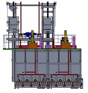 3D Stimulation Drawing for Heat Treatment Furnace
