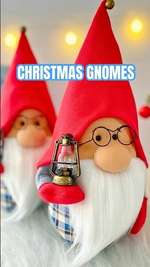 Cute Christmas Gnomes 🎄✨ DIY Holiday Magic