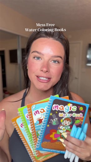 Mess-Free Water Coloring Books for Toddlers