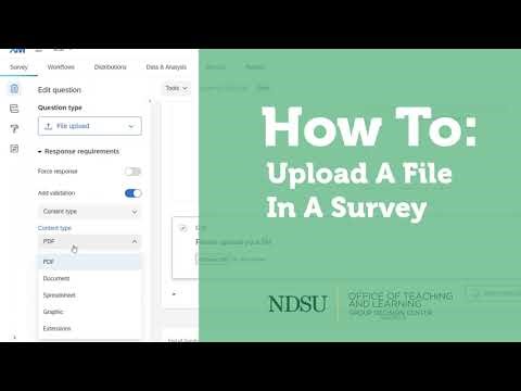 How To Upload A file In A Survey