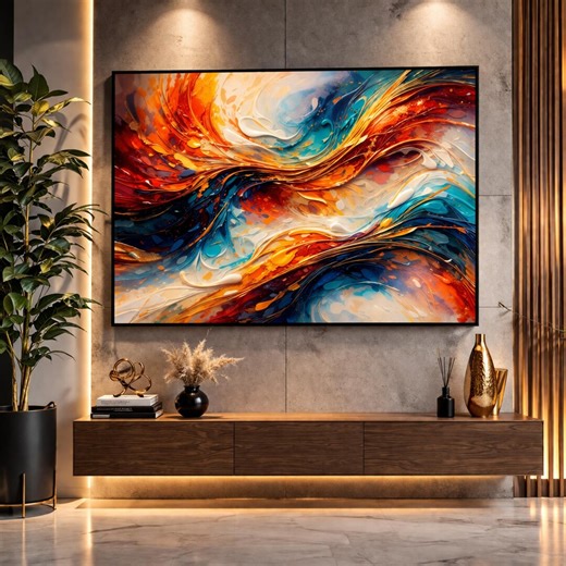 Abstract Textured Wall Art | Modern Digital Print | Instant Download - Etsy