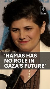 12K views · 159 reactions | Sharren Haskel, Israel's Deputy Foreign Minister, tells Channel 4 News that "Hamas doesn't have a future role" in Gaza's future. #Israel #Gaza #Hostages #MiddleEast #Channel4News | Channel 4 News | Facebook