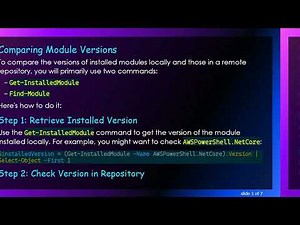 Comparing Local PowerShell Modules to Remote Repository Modules