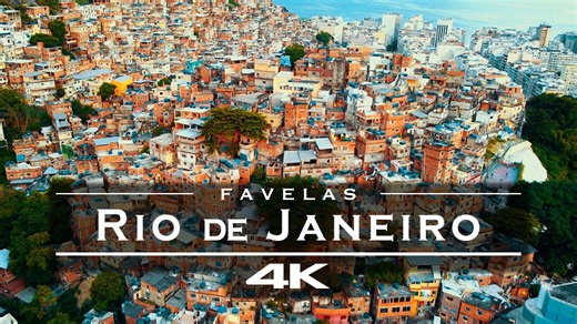 Rio de Janeiro favelas revealed through a stunning drone view