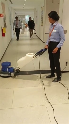 Single disc machine | Floor Scrubber| Scrubbing machine #floorcleaning #floor #scrub #polishing