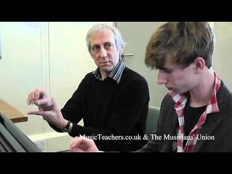 Piano Lesson: John Gough 1 Finger Staccato and Wrist Staccato