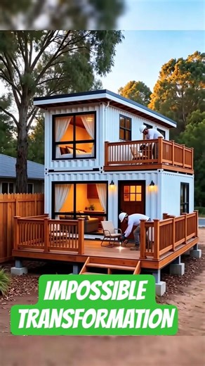 From Empty Field to Dream Home: Stunning Shipping Container Transformation!