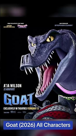 Goat (2026) All Characters