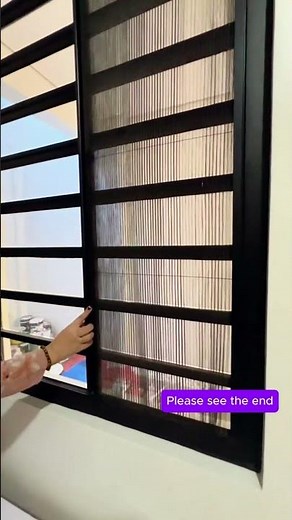 Modern louver window with retractable mesh screen #louverwindow #retractablemesh