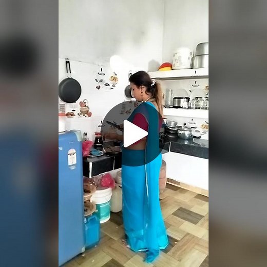 Cooking Delights: Traditional Indian Recipe in a Saree